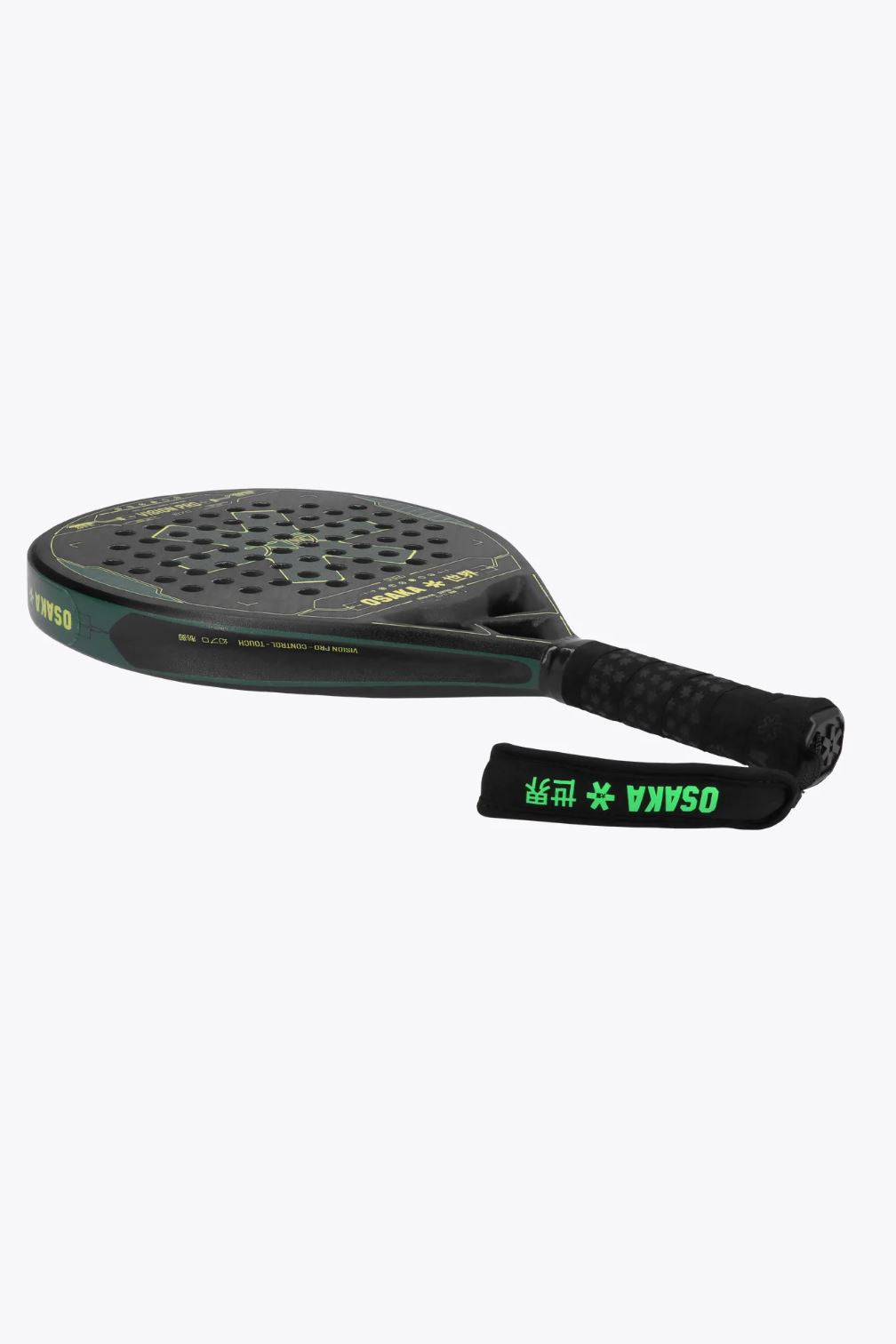 Osaka Vision Pro Control Touch 2023 -padelmaila (Vihreä/Keltainen)