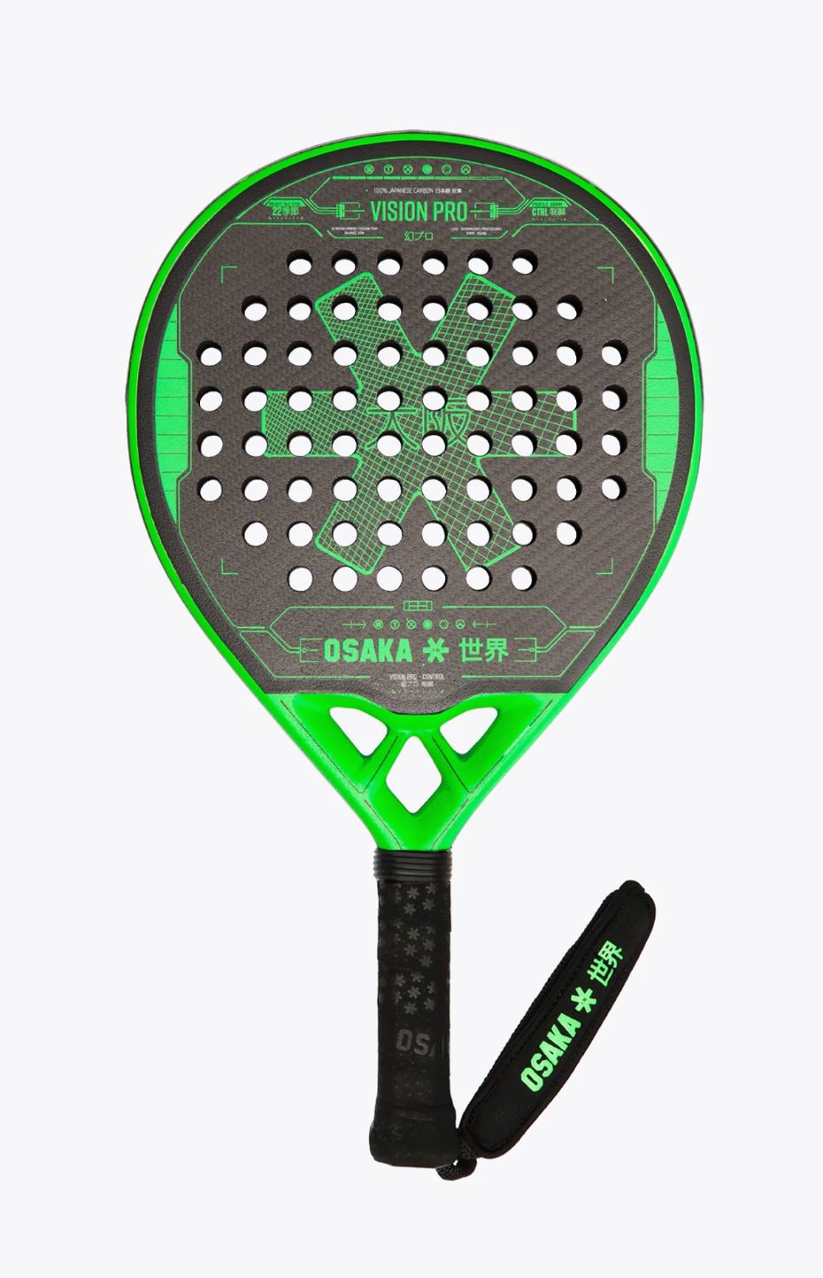 Osaka Vision Pro Control 2022 -padelmaila (Ikoninen musta)