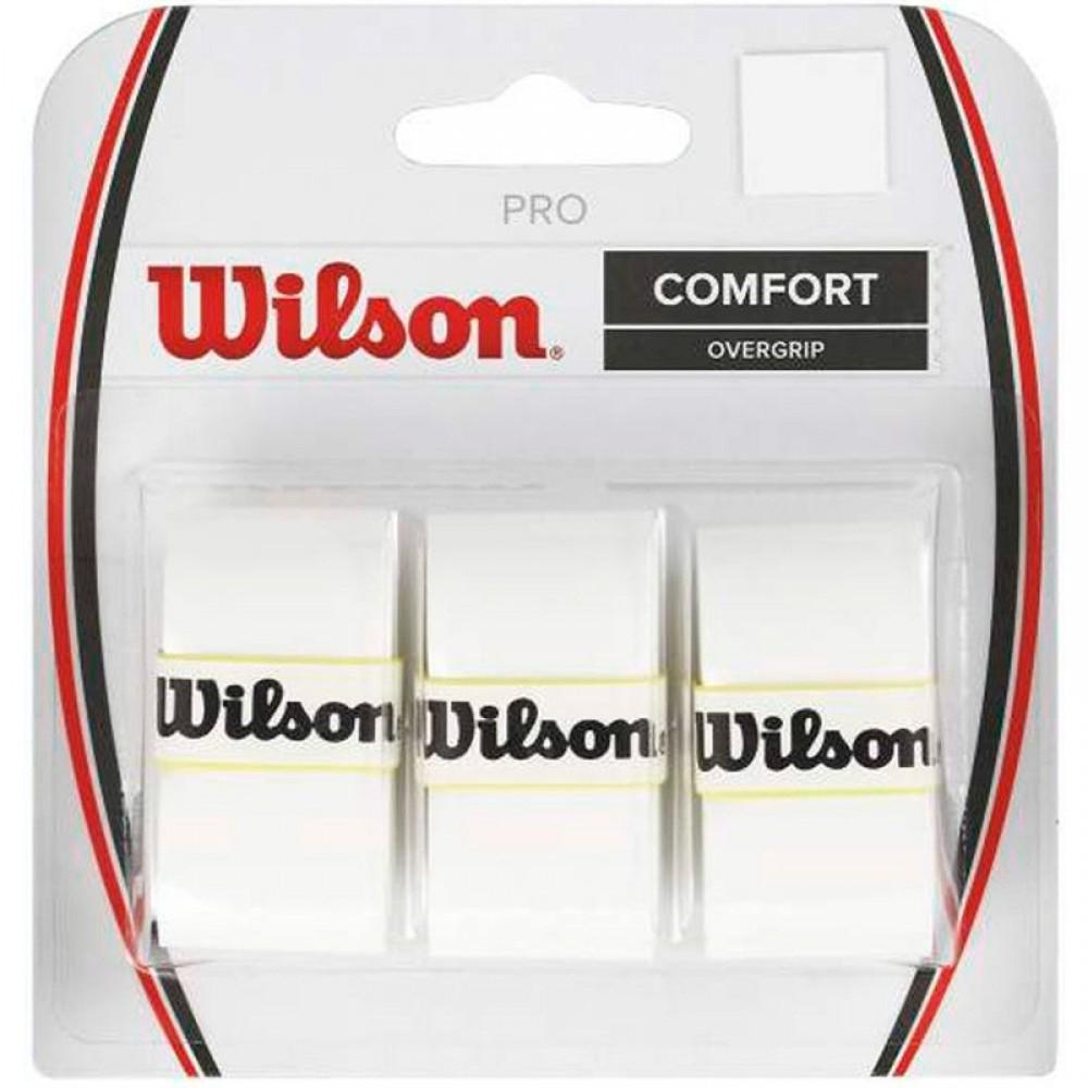 Wilson Pro -päälligrippi (valkoinen, 3-pack)